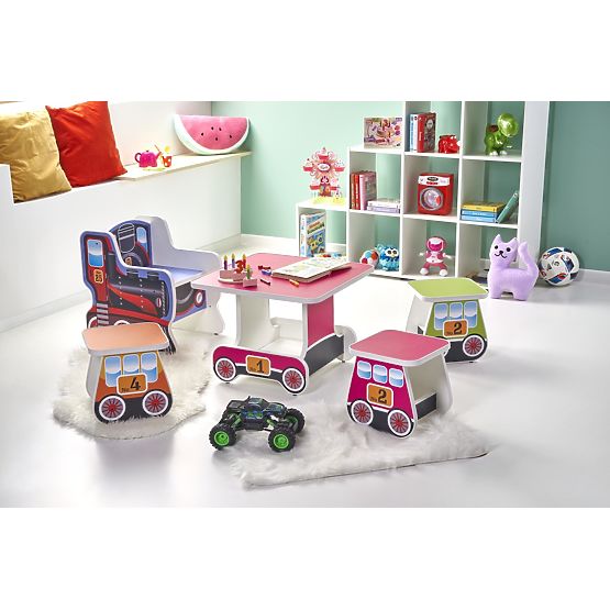 Kindertisch Lokomo - rosa