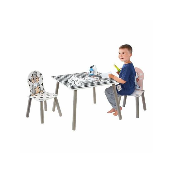 Kindertisch mit Stühlen - Disney-Helden