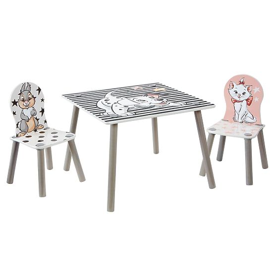 Kindertisch mit Stühlen - Disney-Helden