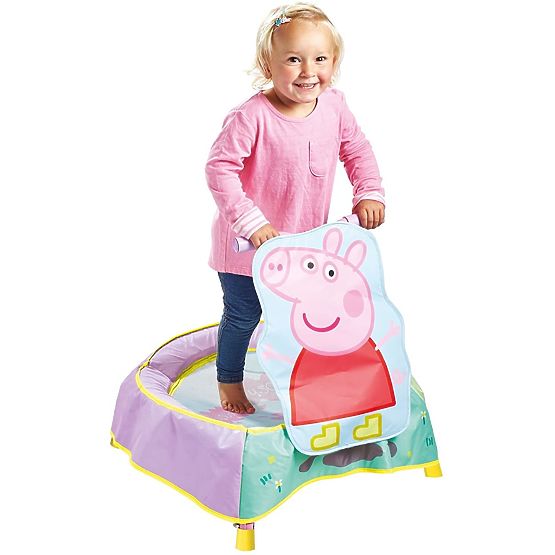 Kindertrampolin mit Griff - Peppa Pig