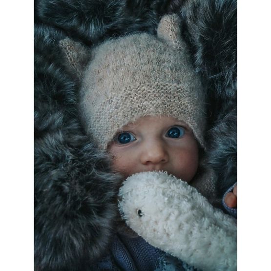 Kindervliesjacke Nachtblumen