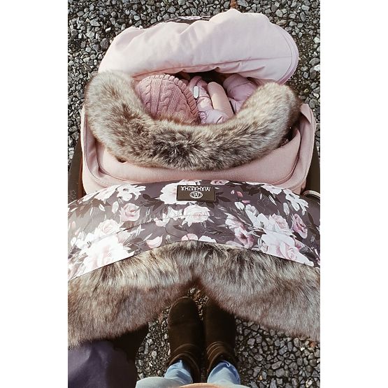 Kindervliesjacke Nachtblumen