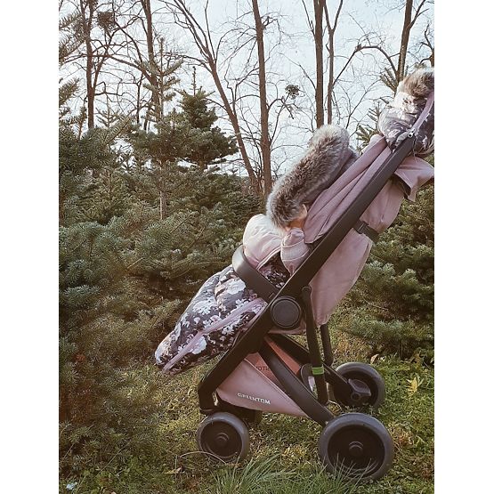 Kindervliesjacke Nachtblumen