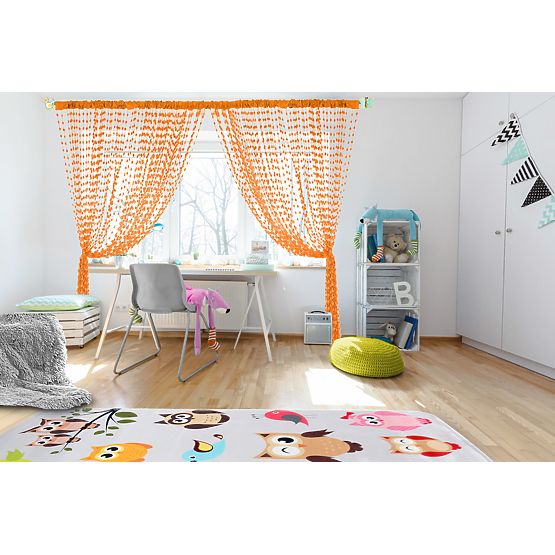 Kindervorhang Baby Ball - Orange