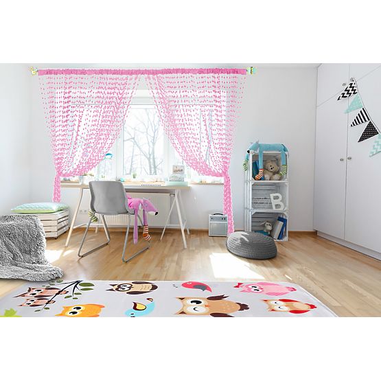 Kindervorhang Baby Ball - Pink