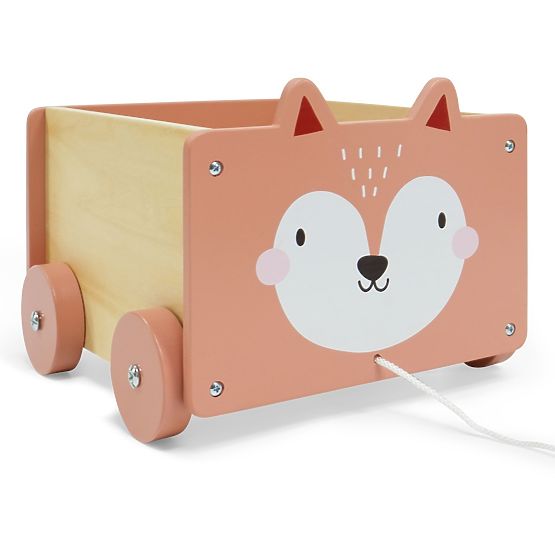 Kinderwagen aus Holz - Fuchs