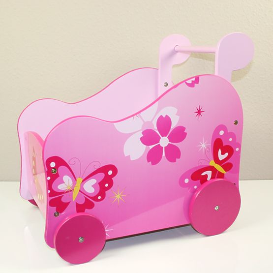 Kinderwagen für Puppen Schmetterlinge
