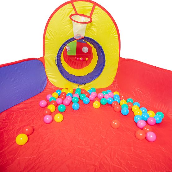 Kinderzelt mit Tunnel und Pool