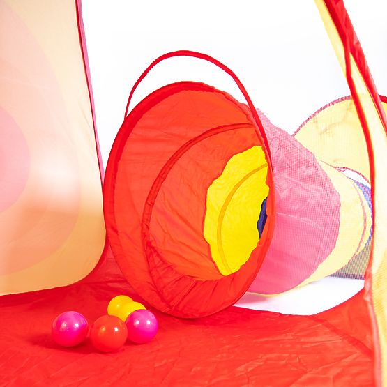 Kinderzelt mit Tunnel und Pool
