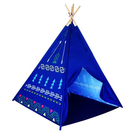 Kinderzelt TIPI blau