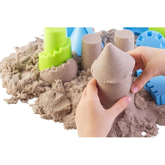 Kinetischer Sand 5 kg mit Sandkasten