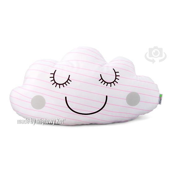 Kissen Wolke gestreift