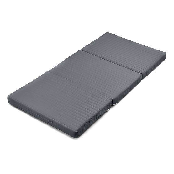 Klappbare tragbare Matratze Amio - 120x60 cm - grau