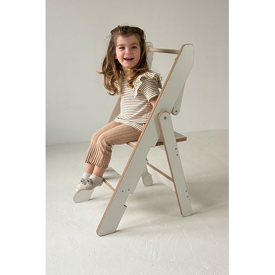 Klappbarer Lernturm - Weiß