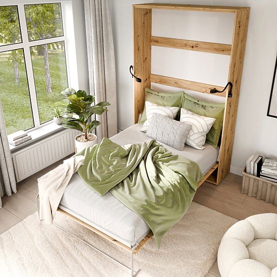 Klappbett KOBI VERTO 90x200 Eiche Artisan 1 Stk.