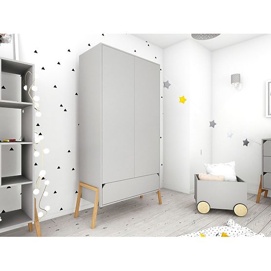 Kleiderschrank Lotti Grau