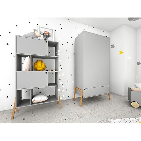 Kleiderschrank Lotti Grau