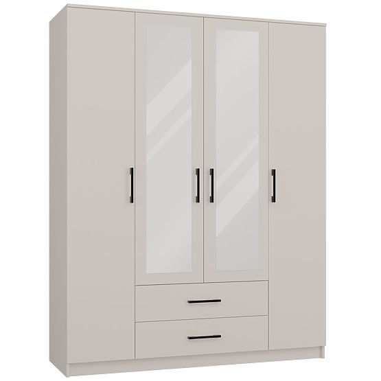 Kleiderschrank Romana 160 X 205 SPIEGEL KASCHMIR BEIGE
