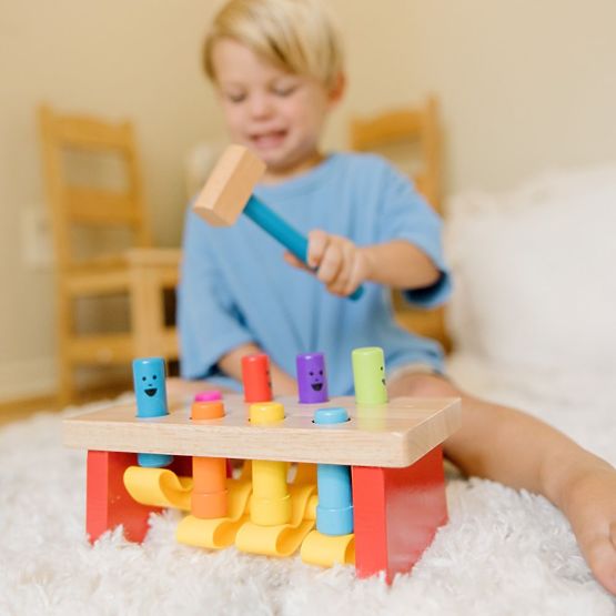 Klopfspiel hüpfende Männchen - Schlagspielzeug Melissa and Doug