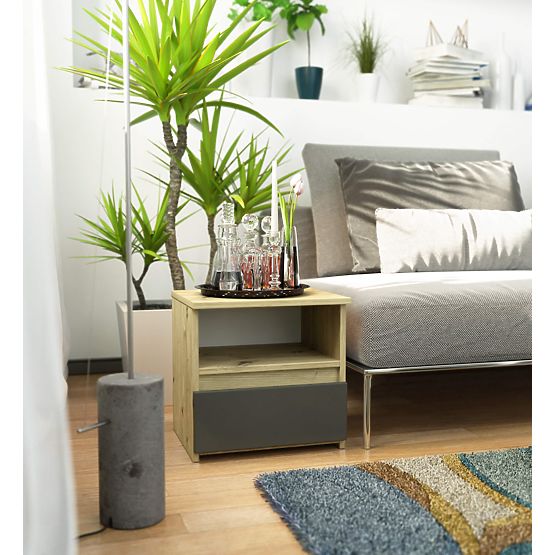 KOMMODE CL1 PK EICHE ARTISAN / GRAU