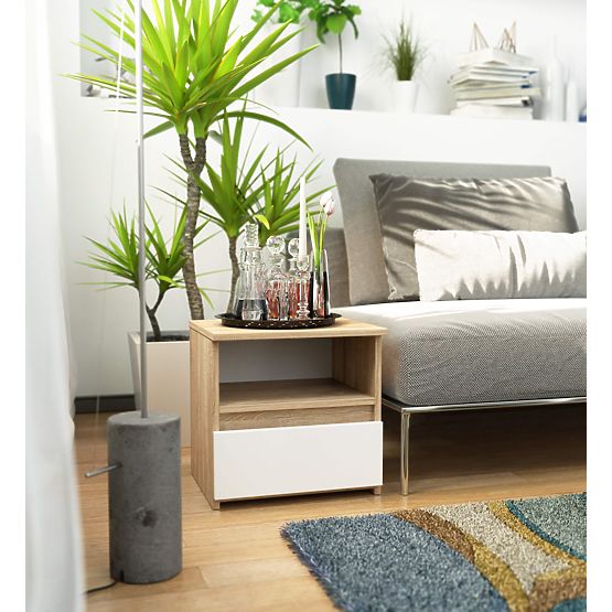 KOMMODE CL1 PK EICHE SONOMA / WEISS