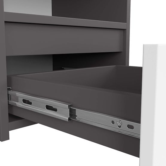 KOMMODE CL1 PK GRAPHIT GRAU / WEISS