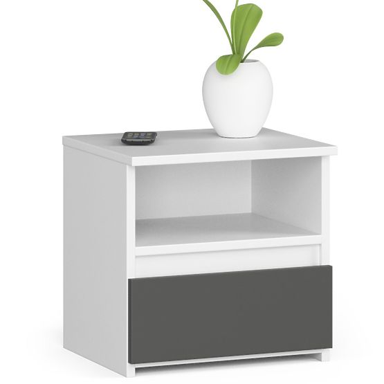 KOMMODE CL1 PK WEISS / GRAPHITGRAU