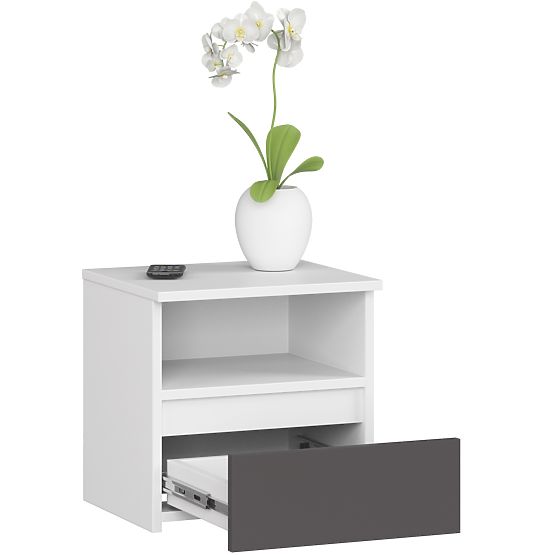 KOMMODE CL1 PK WEISS / GRAPHITGRAU