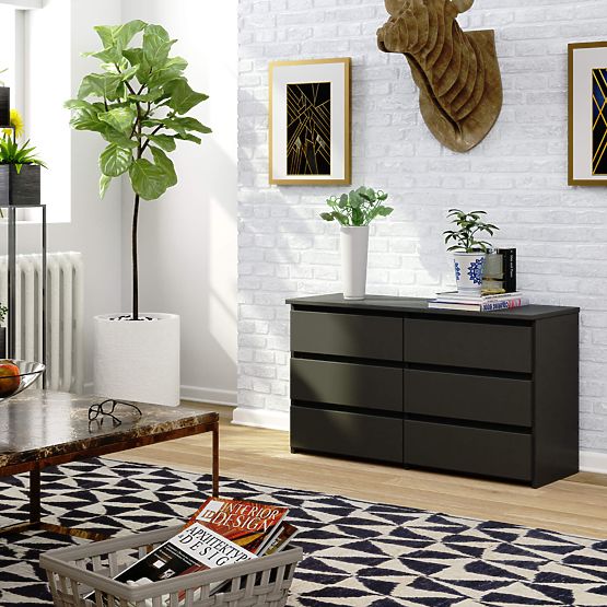 KOMMODE CL100 6SZ PK GRAU