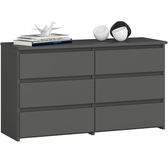 KOMMODE CL100 6SZ PK GRAU