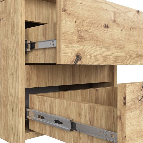 KOMMODE CL2 2SZ CLP PK EICHE ARTISAN