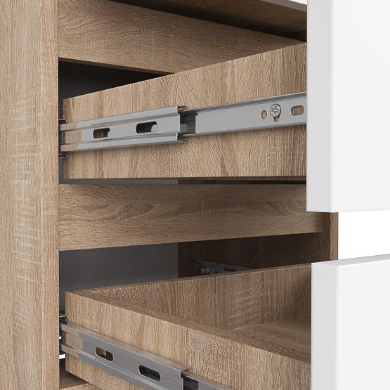 KOMMODE CL3/40 PK EICHE SONOMA / WEISS