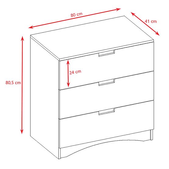 Kommode Classic - white