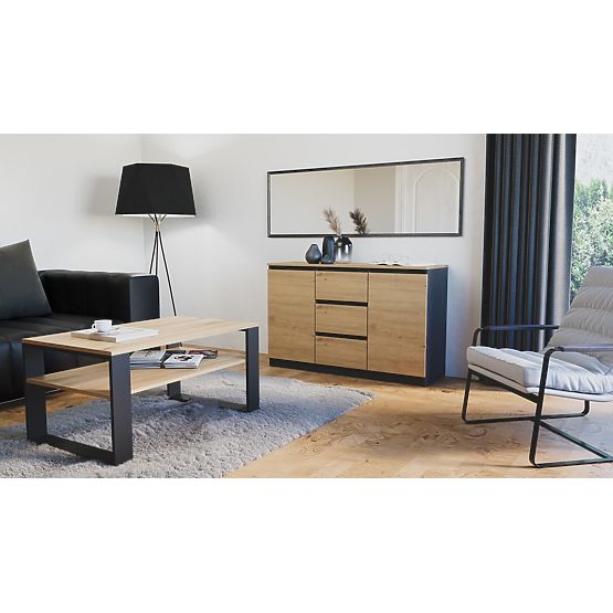 Kommode COSTA 1D3S/2D3S BA ANTRACYT ARTISAN