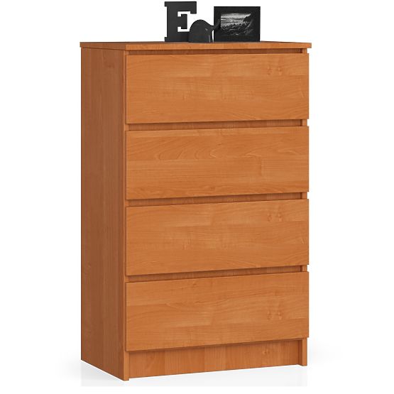 KOMMODE K 60 cm 4 SCHUBLADEN ERLE