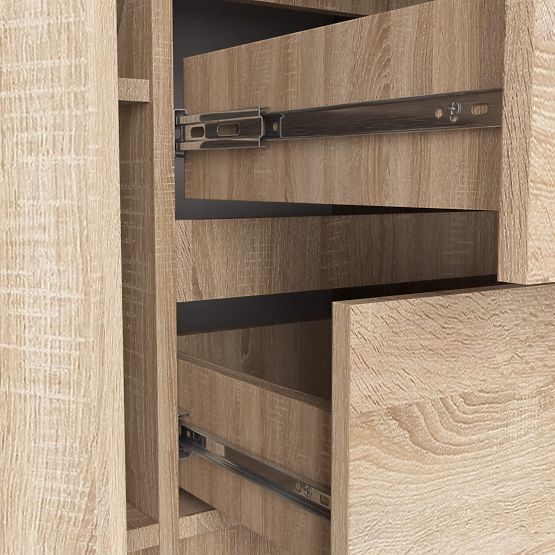 KOMMODE K100 2D 3SZ PK EICHE SONOMA