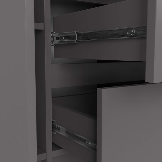 KOMMODE K100 2D 3SZ PK GRAPHIT GRAU