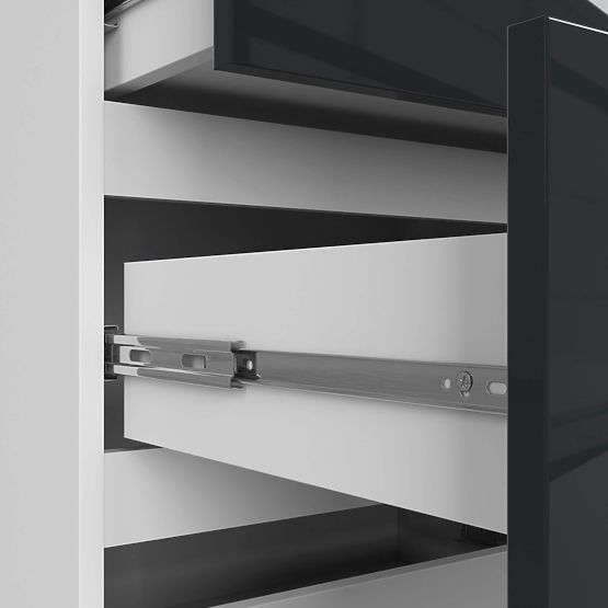 KOMMODE K120 10SZ CLP PK GRAFIT HOCHGLANZ