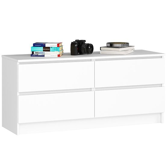 KOMMODE K120 4SZ CLP PK WEISS