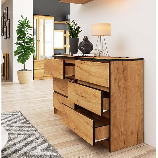 KOMMODE K120 6SZ CLP EICHE CRAFT