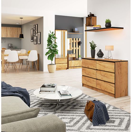 KOMMODE K120 6SZ CLP EICHE CRAFT