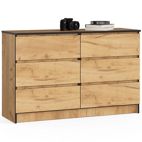 KOMMODE K120 6SZ CLP EICHE CRAFT
