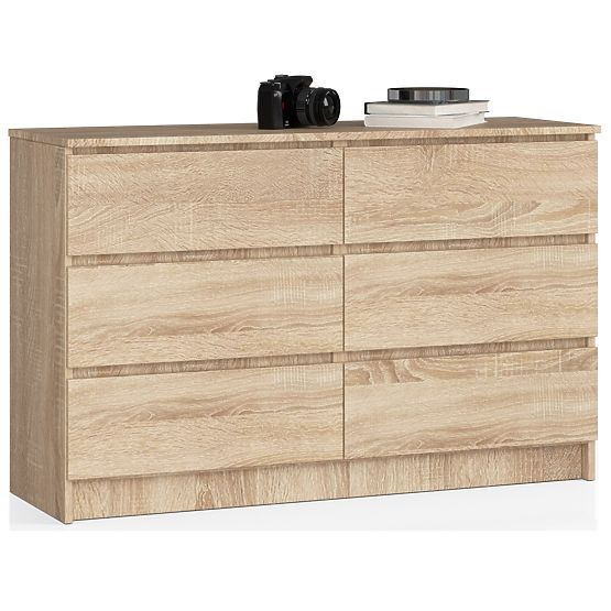 KOMMODE K120 6SZ CLP PK EICHE SONOMA