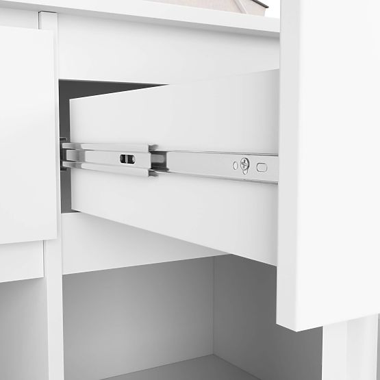 KOMMODE K140 3D 3SZ CLP PK WEISS