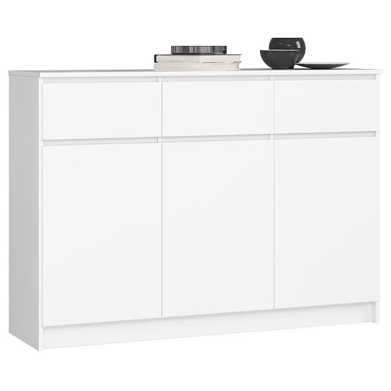 KOMMODE K140 3D 3SZ CLP PK WEISS