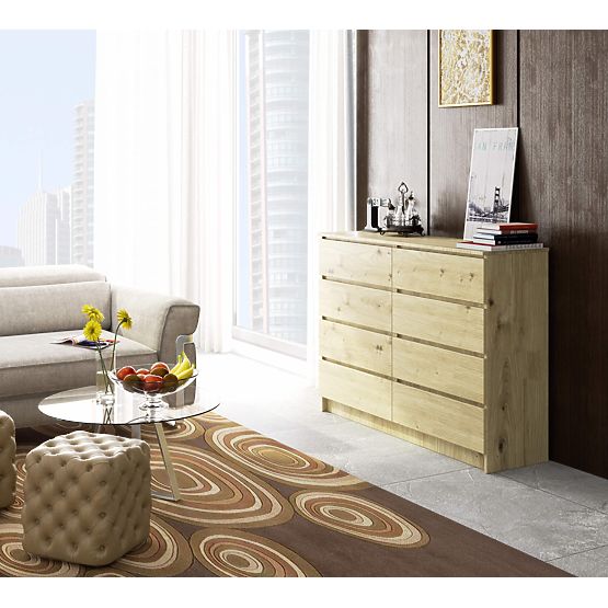 KOMMODE K140 8SZ CLP EICHE ARTISAN