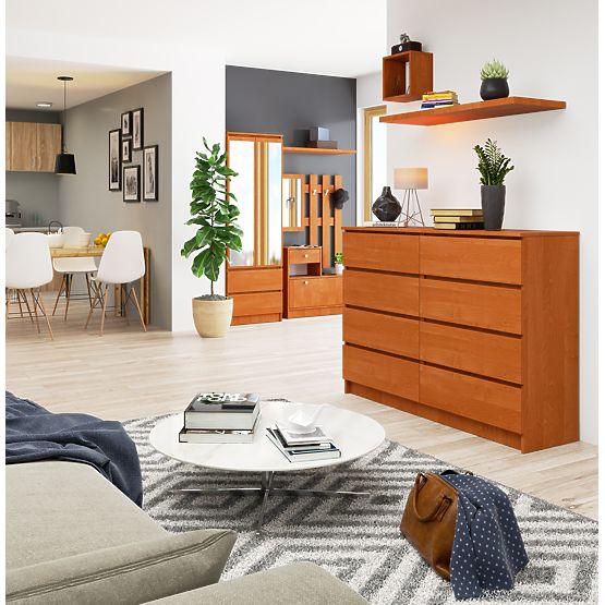 KOMMODE K140 8SZ CLP ERLE