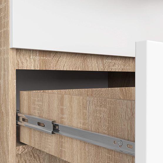 KOMMODE K140 8SZ CLP PK SONOMA / WEISS