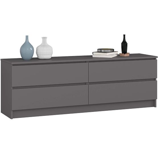 KOMMODE K160 4SZ CLP PK GRAPHIT GRAU