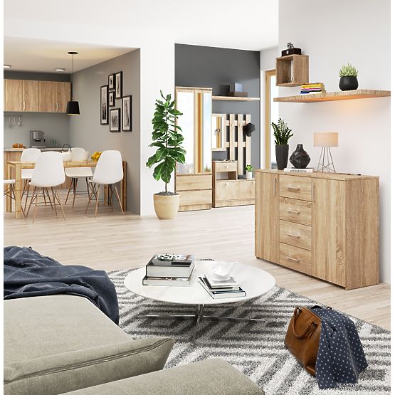 KOMMODE K45 PK EICHE SONOMA